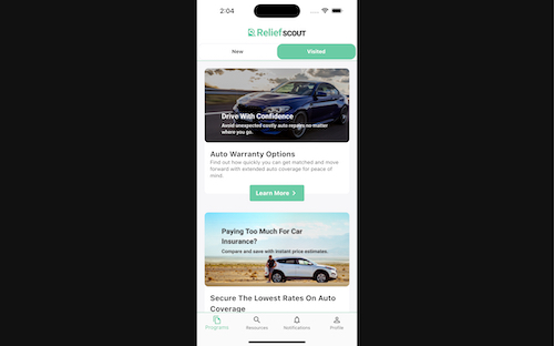 ReliefScout Mobile